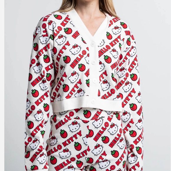 Hello Kitty crop cardigan - Picture 2 of 3